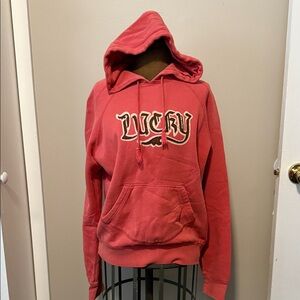 Lucky Brand Red Hoodie